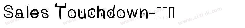 Sales Touchdown字体转换